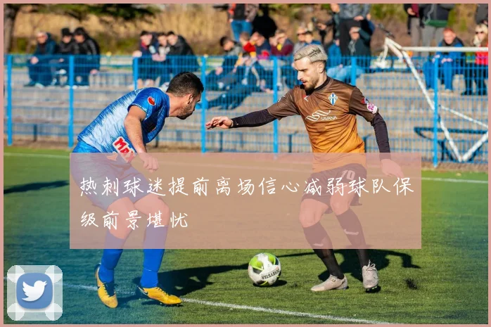 热刺球迷提前离场信心减弱球队保级前景堪忧